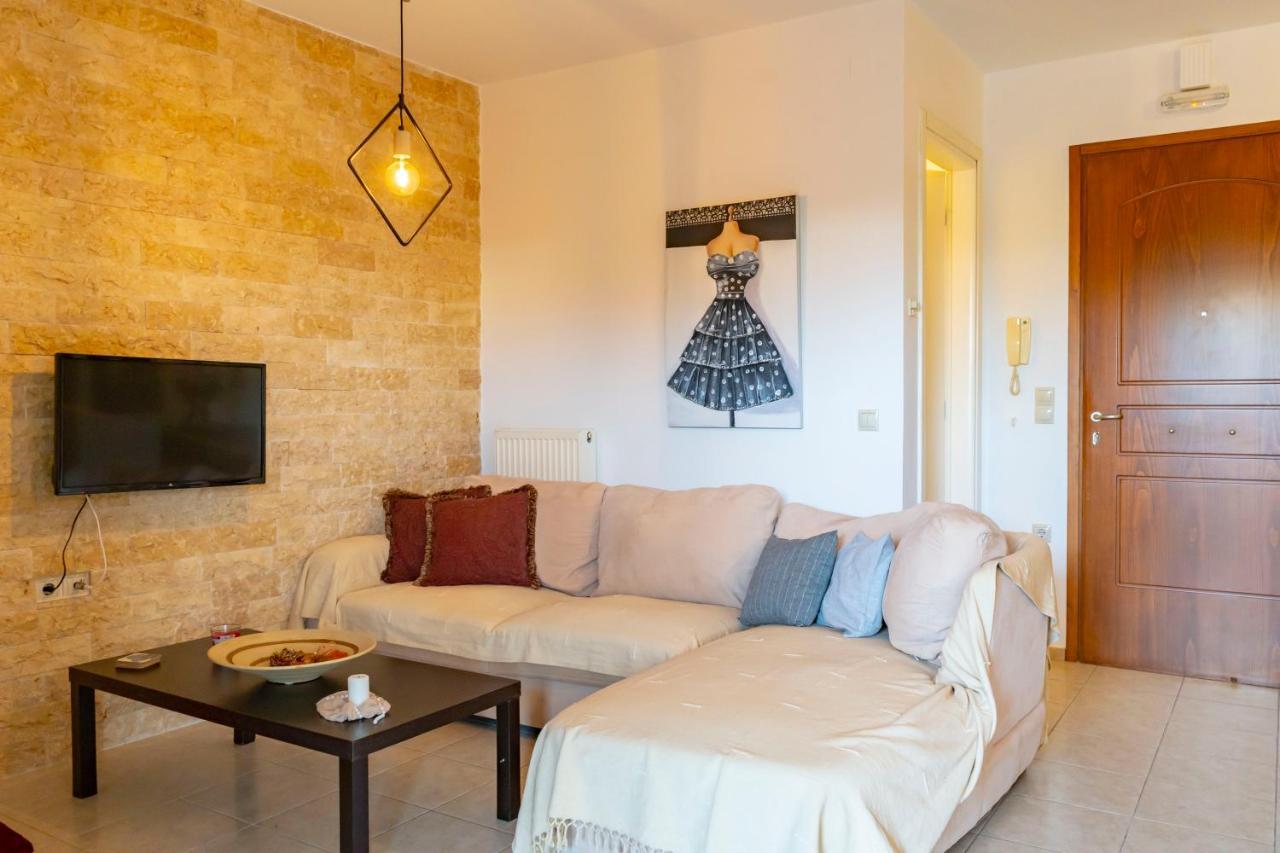 A quiet apartment close to the sea Gouves Extérieur photo